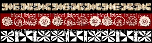 DPU106601 - AP Fijian Tapa Digital Print option Red